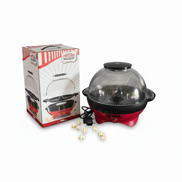 Gadgy popcornmachine retro, 5L, rood