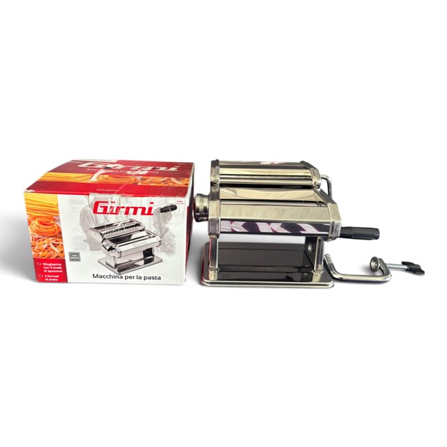 Girmi IM90 pastamachine RVS, 9 diktestanden, lasagne/tagliatelle/spaghetti