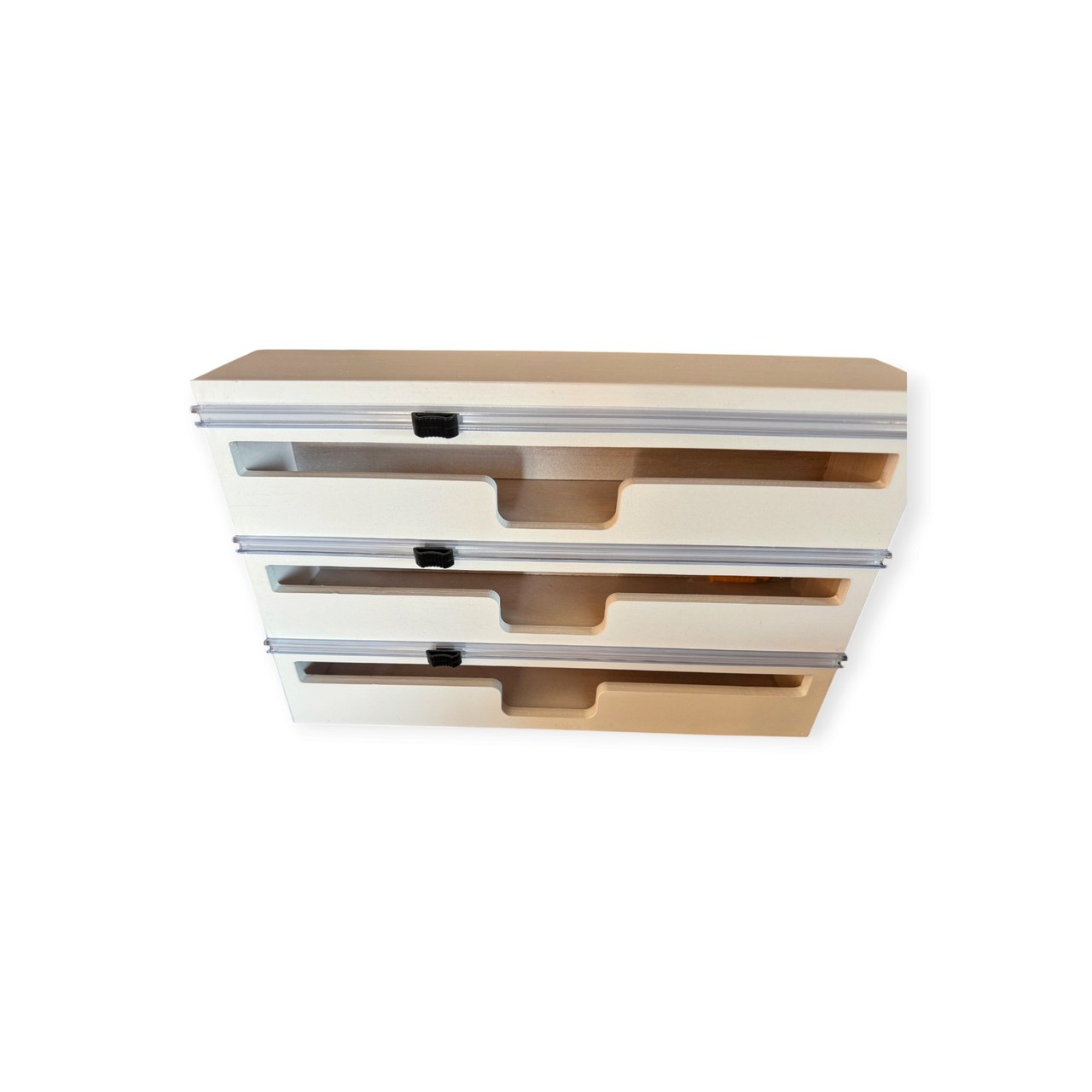 Housolution foliedispenser 3-in-1 met snijder, wit — foto 1 van 3