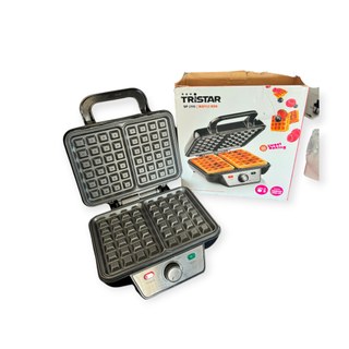 Tristar wafelijzer WF-2195 voor 2 wafels, 1000W, RVS — foto 3 van 3